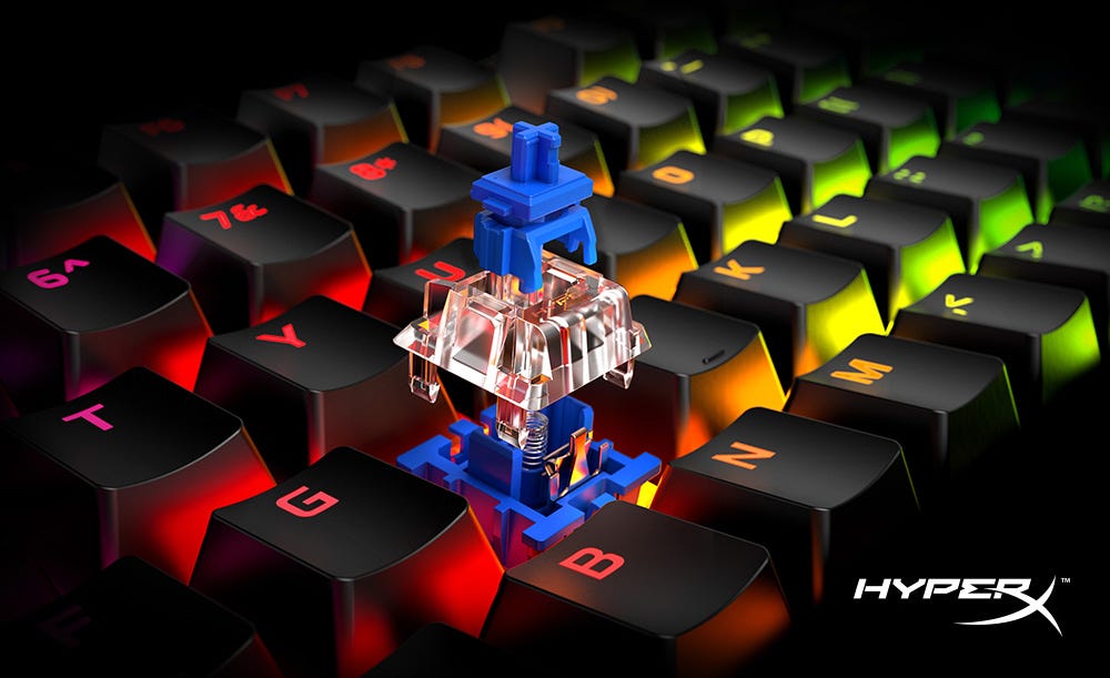  HyperX Alloy Origins Core PBT - TKL Mechanical Gaming