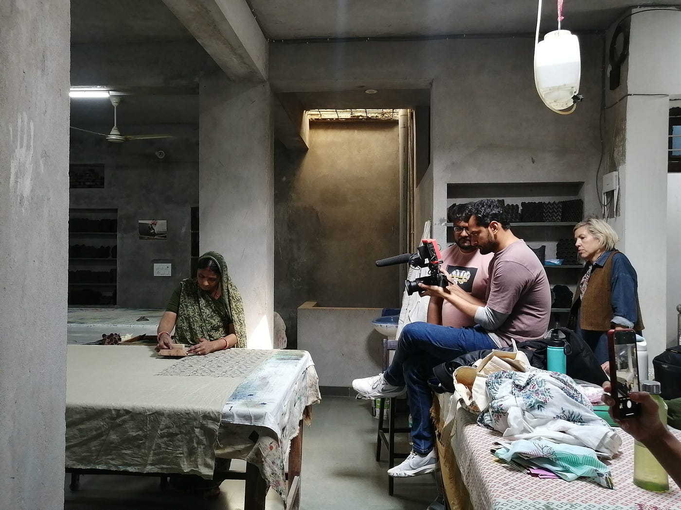Fig: 11, 12 Printing stories through lens