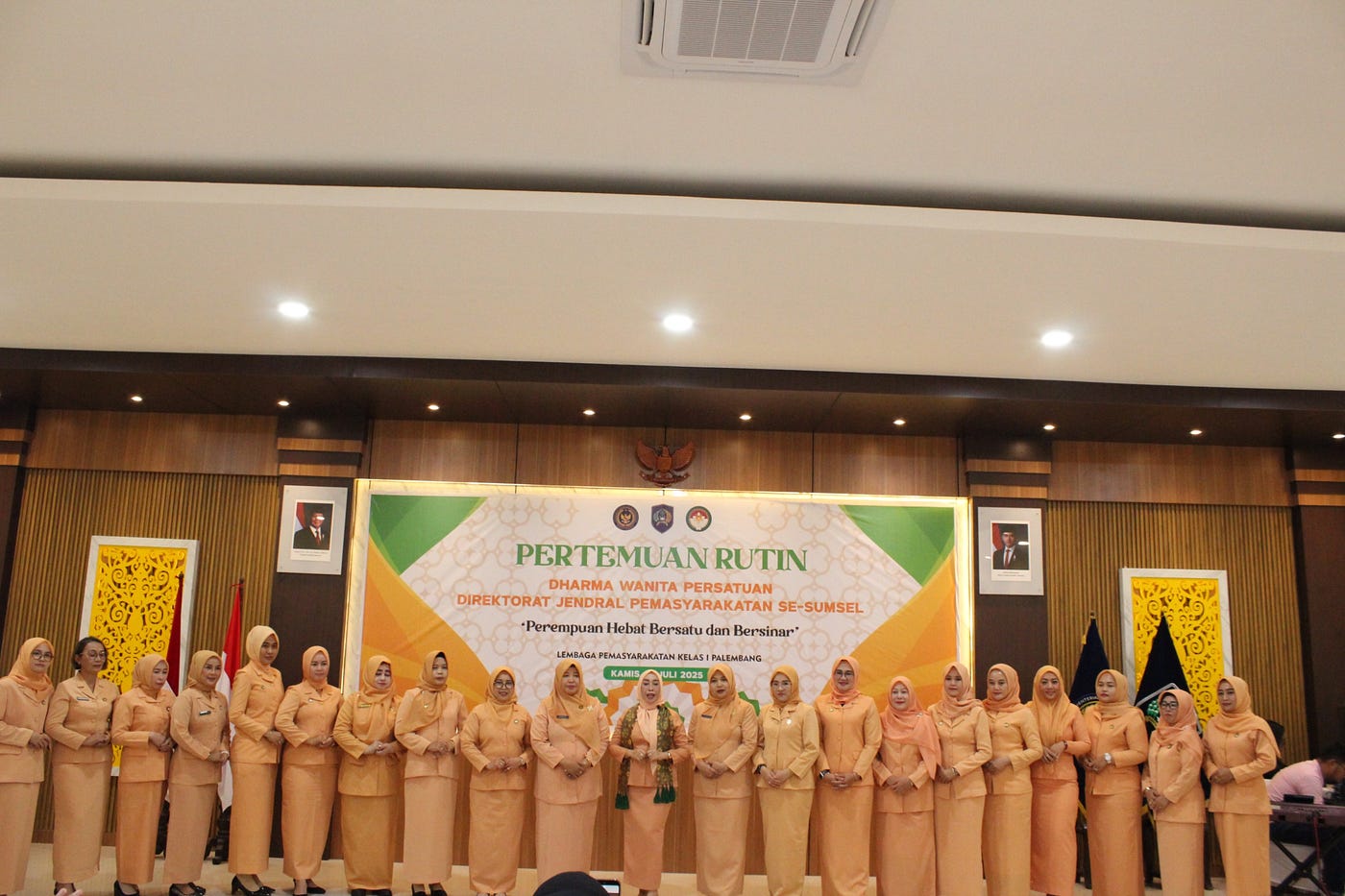 Lapas Pagar Alam Ikut Ramaikan Pertemuan Rutin DWP Ditjenpas di Palembang