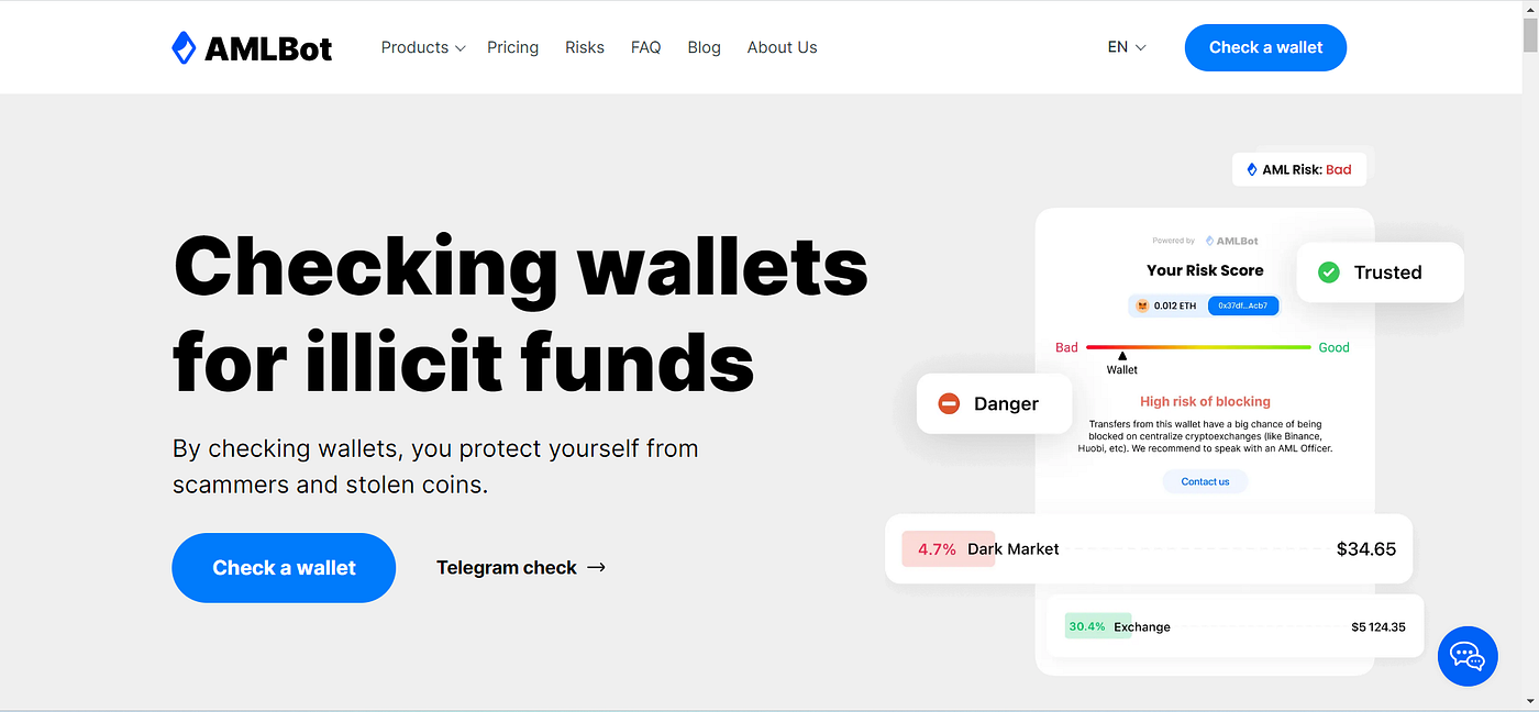 How to check wallets for Illicit funds AML Check | by Crypto AMLBot | Medium