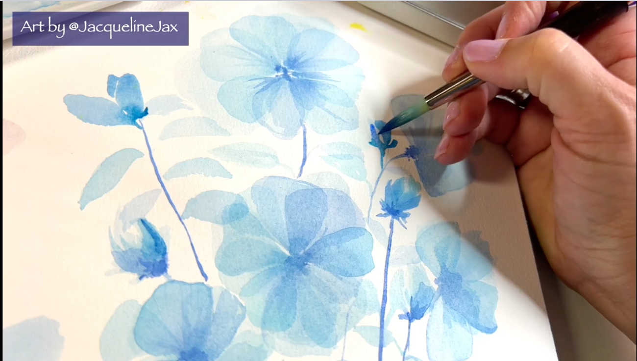 Loose Realism in Watercolor - 6 Tips for Expressive Floral Art