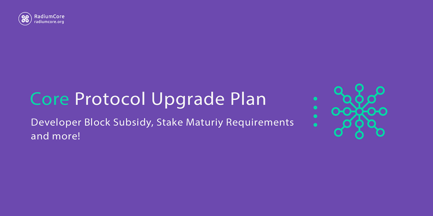 Radium Update #40 — Core Protocol Upgrade Plan | by Alaniz | Validity  Blockchain News | Crypto Blog | Medium