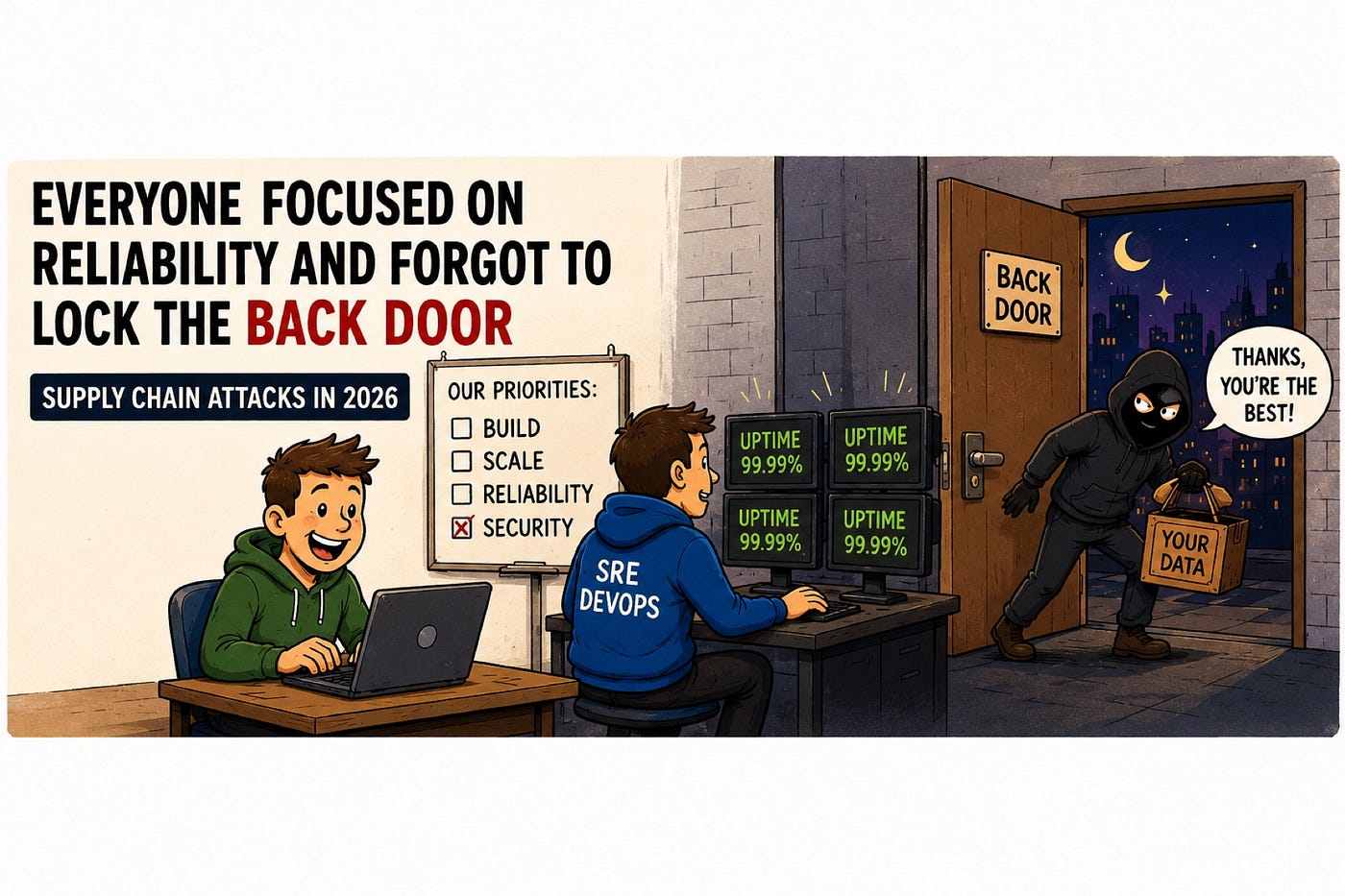 Everyone Focused On Reliability And Forgot To Lock The Back Door