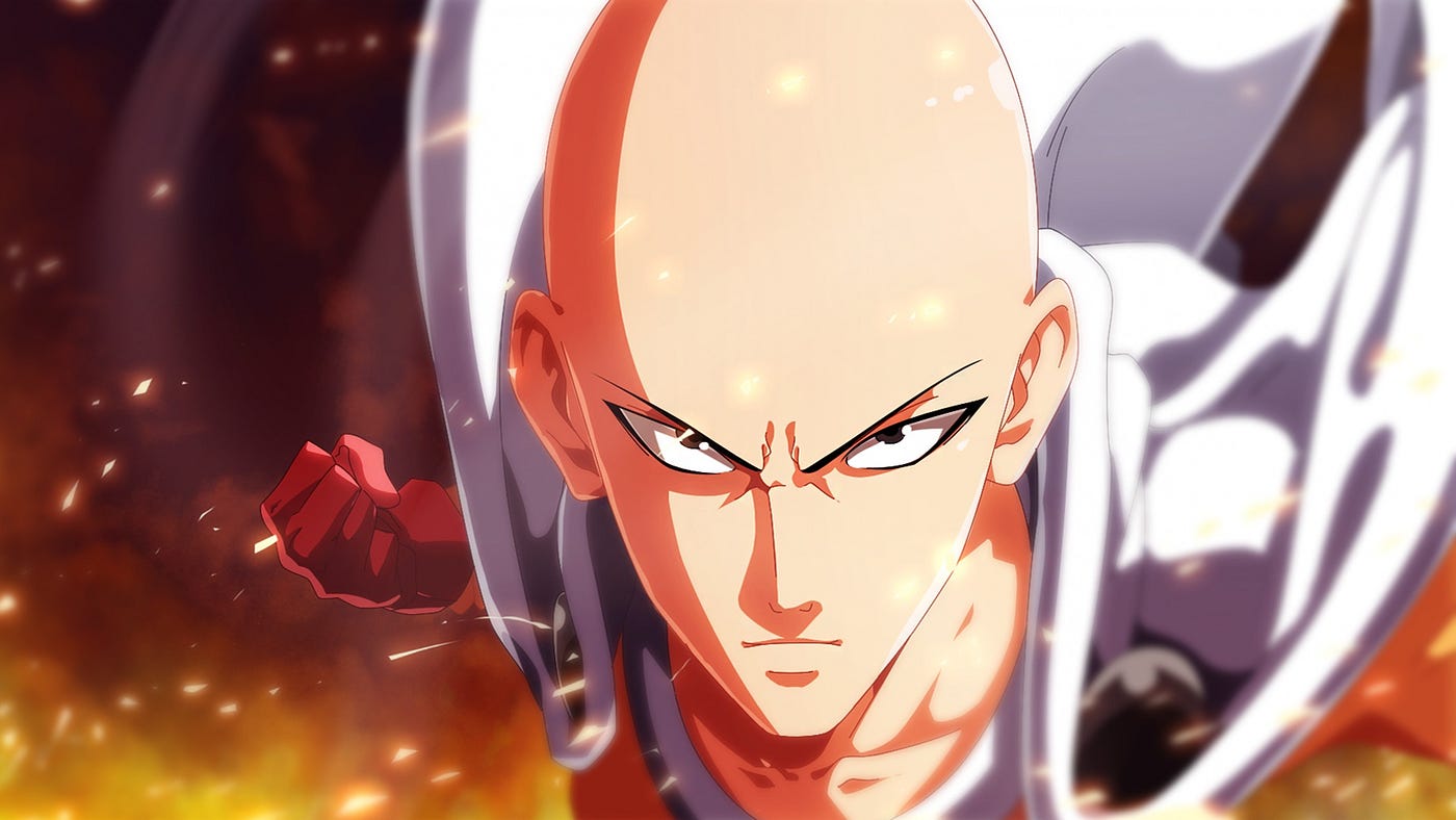 Realistic one punch man, 4k, high detailed