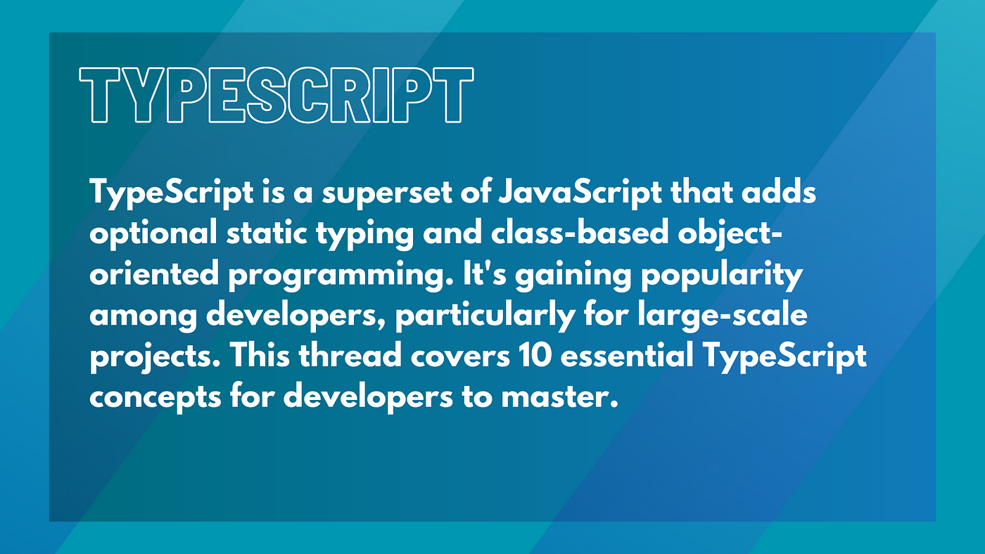 Why TypeScript? All you need to know about using it in projects