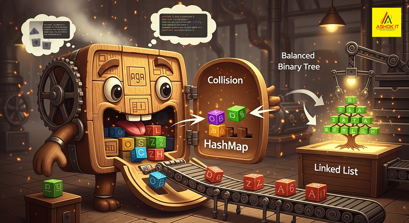 How Does HashMap Handle Collisions Internally After Java 8.