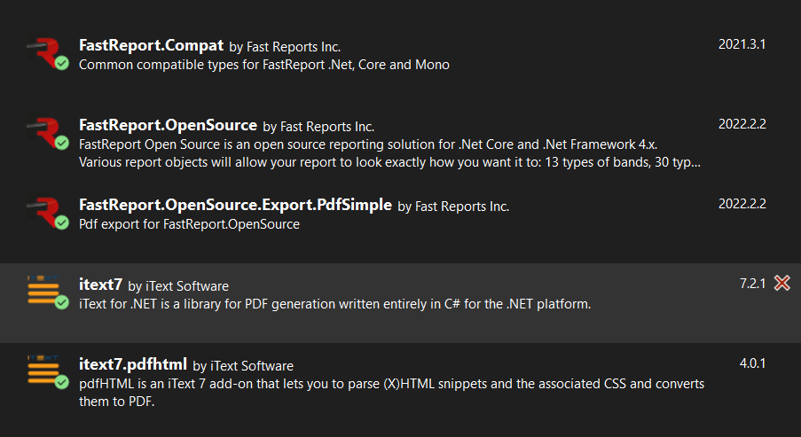 Version 2022.2  FastReport .NET