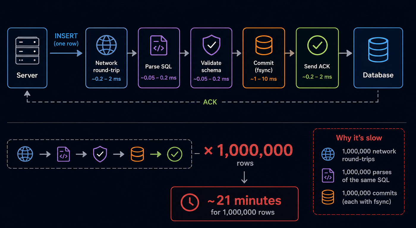 Your Loop Is Why the Database Import Takes 21 Minutes