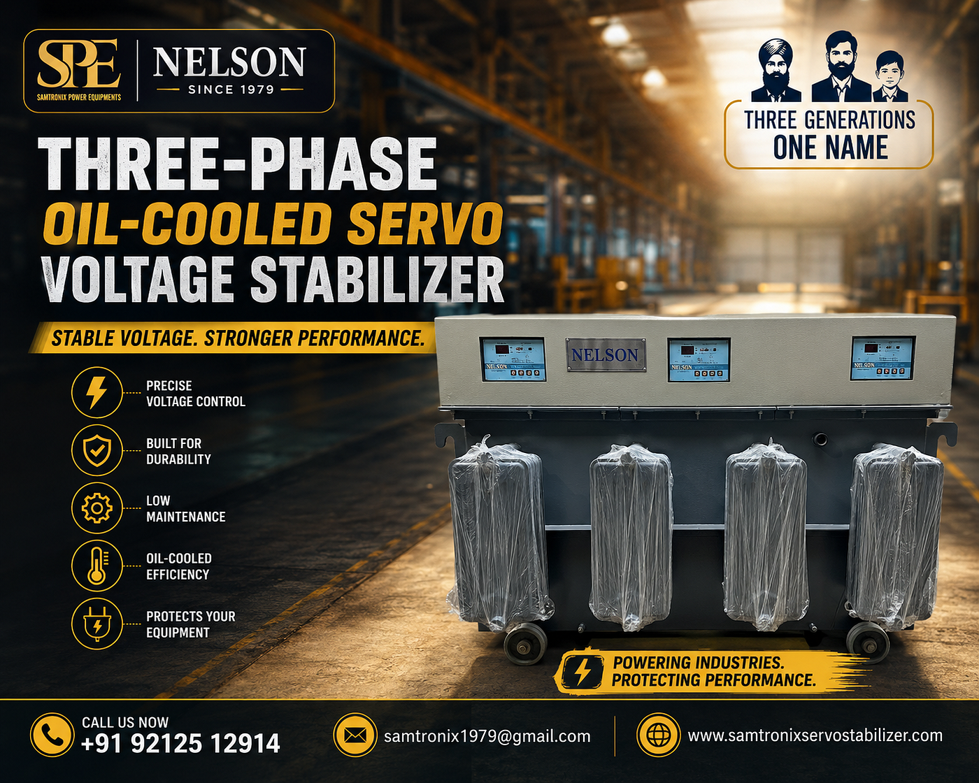Three-Phase Oil-Cooled Servo Voltage Stabilizer: Building a More Reliable Power System for Industry