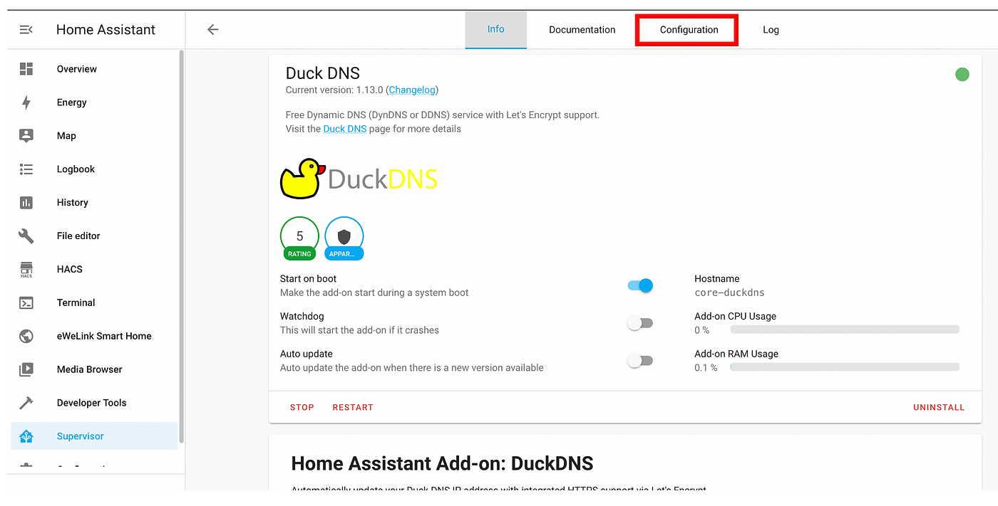 Setting Up DuckDNS in Home-Assistant.IO | by Ferry Djaja | Medium