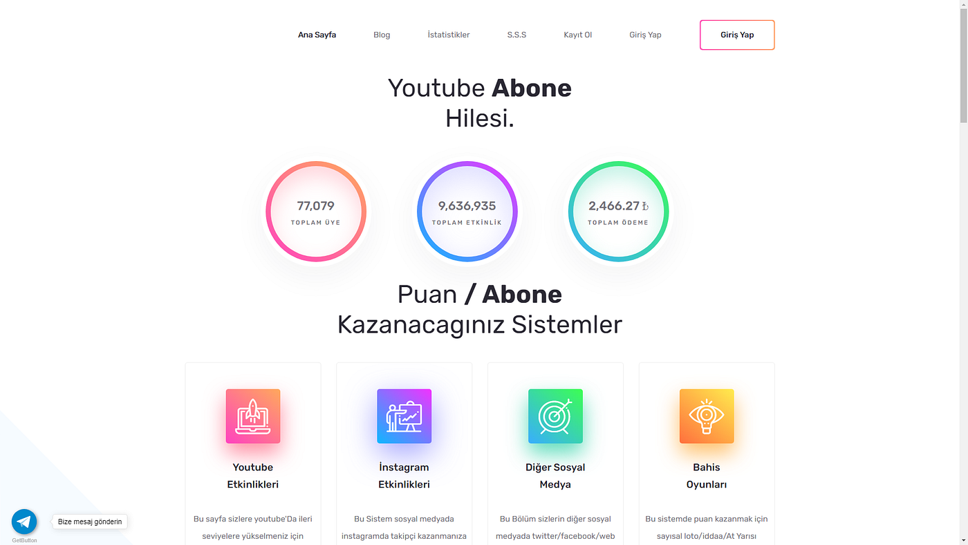 YouTube Abone Kasma, YouTube Abone Ve İzlenme Hilesi Veren Siteler