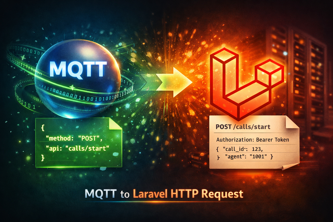 From MQTT Broker to Laravel Controllers