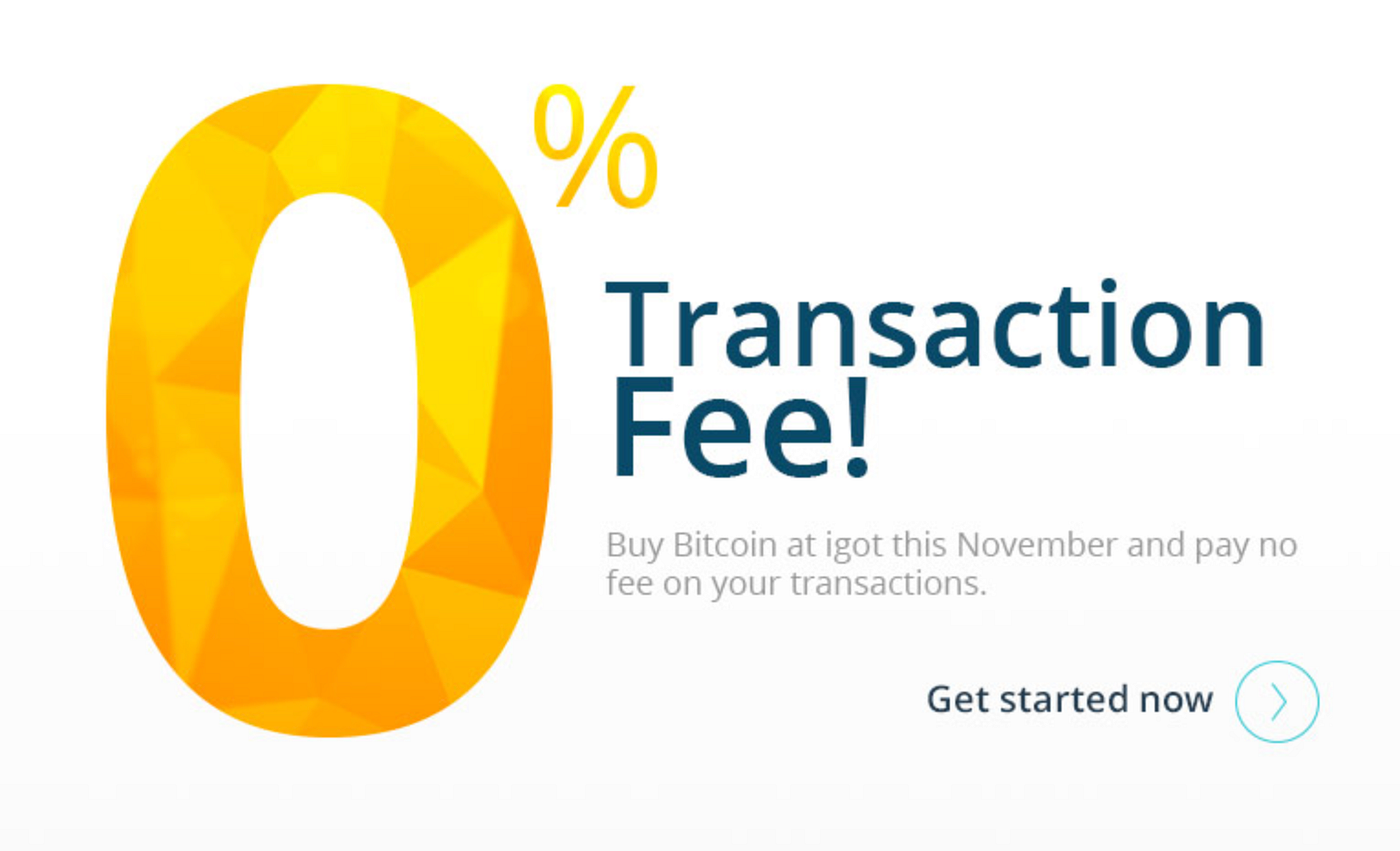 igot.com drops transaction fee to 0% | by igot.com Bitcoin Exchange | igot  Bitcoin Exchange | Medium