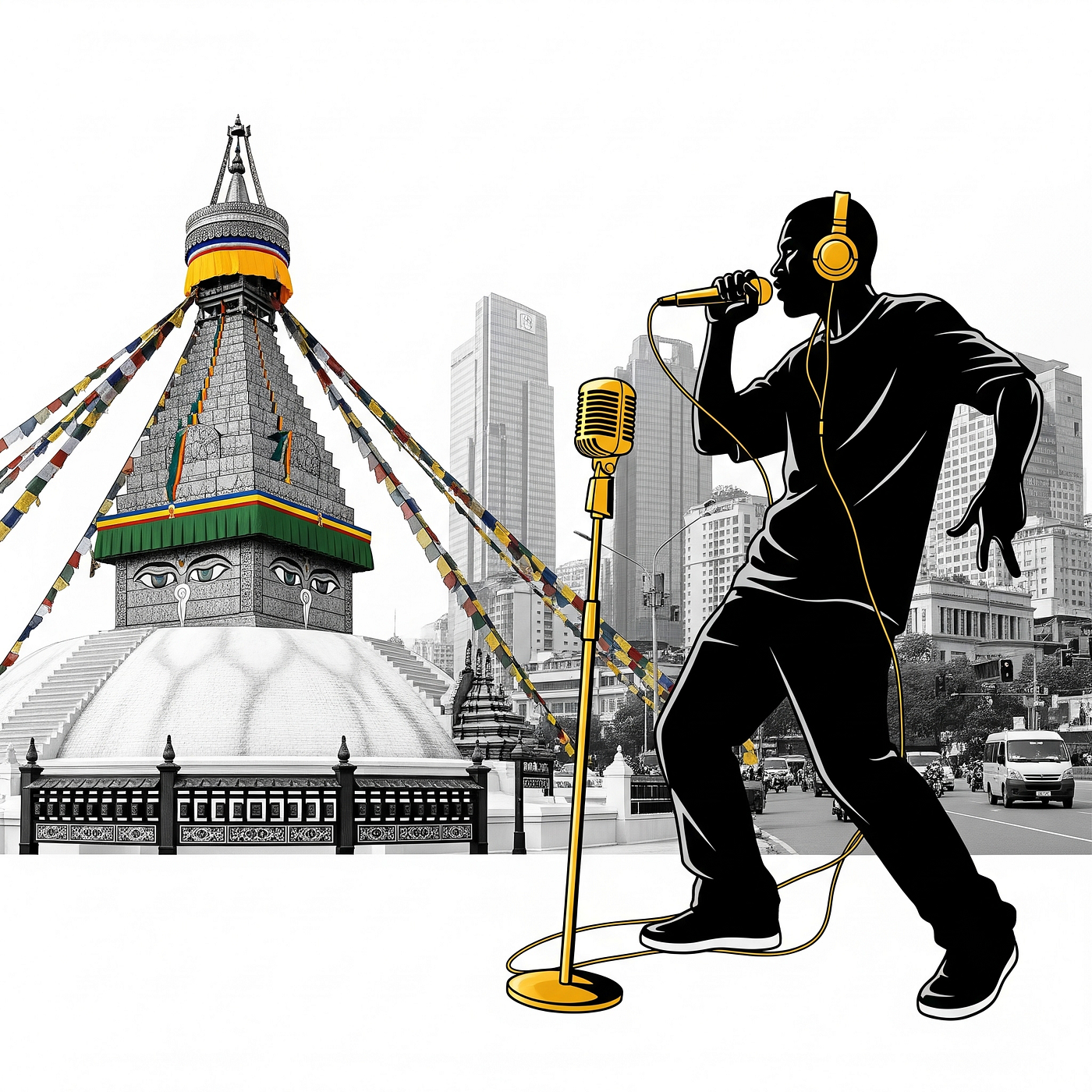 The Unscripted Melody of Kathmandu: A Newari Rapper’s Untold Story
