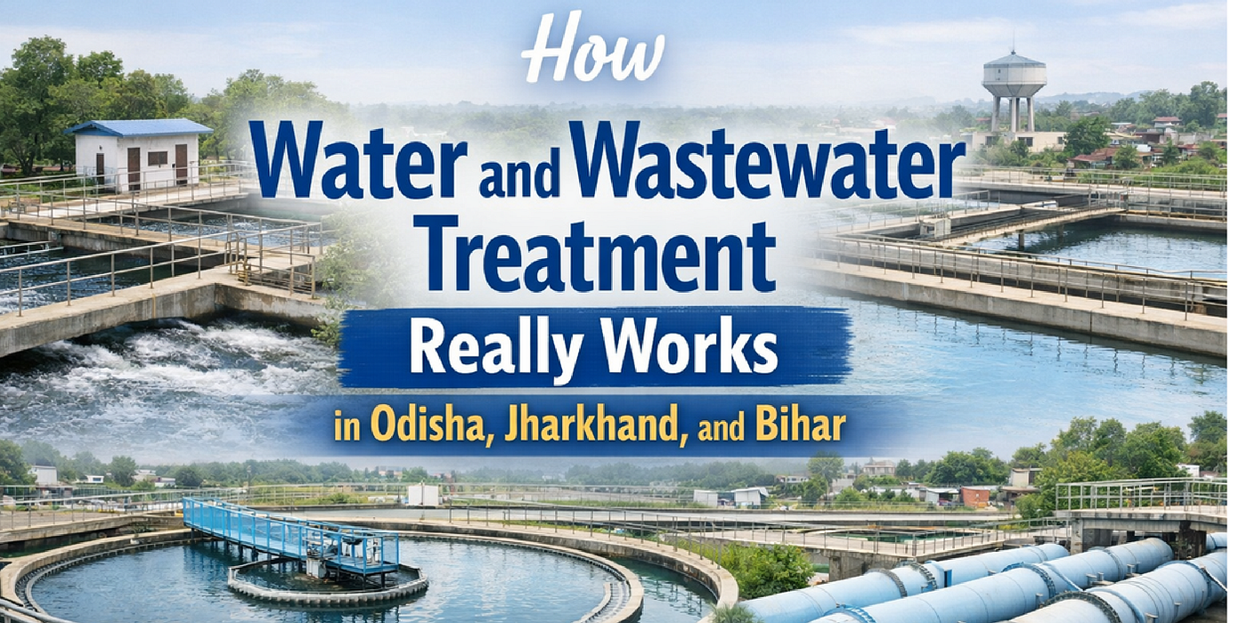 How Water and Wastewater Treatment Really Works in Odisha, Jharkhand, and Bihar