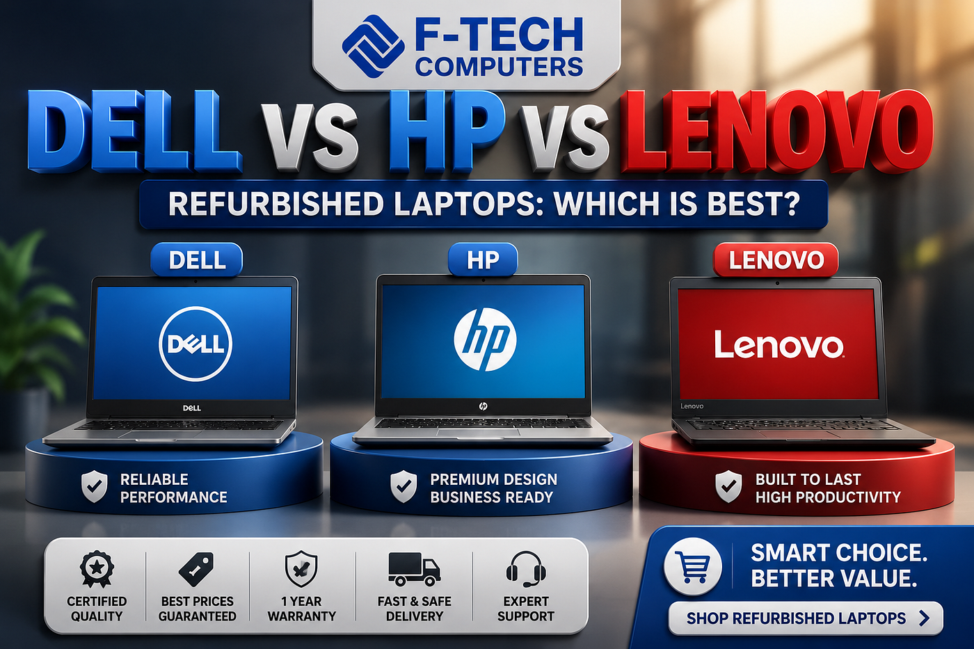 Dell vs HP vs Lenovo Refurbished Laptops: Which Is Best?