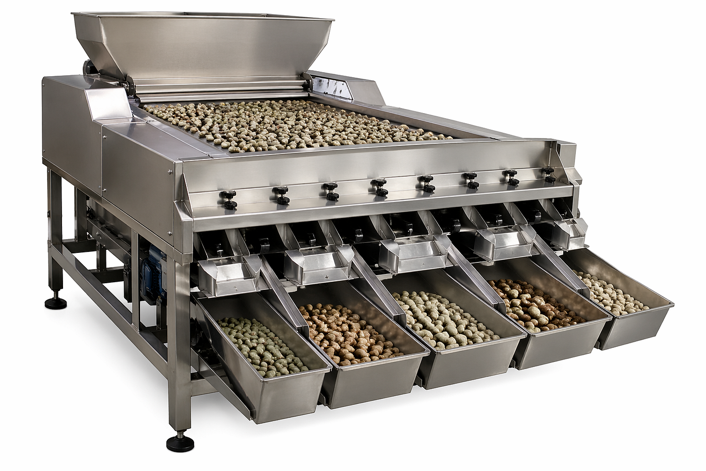 Manufacturers of Raw Cashew Nut Grading Machines in India Offer Custom Machines