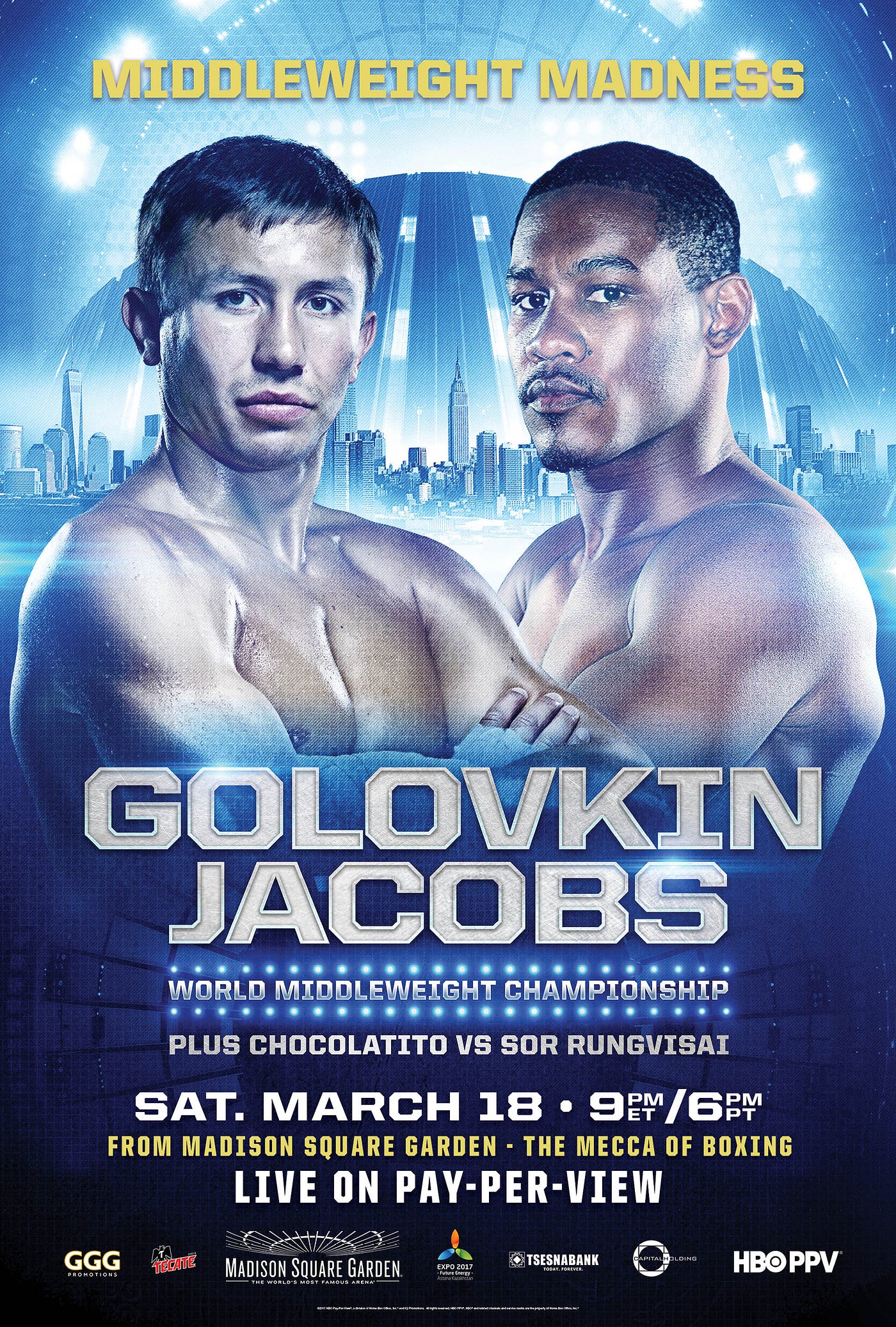 HBO SPORTS® IS THE FIGHT FANS DESTINATION FOR GOLOVKIN VS