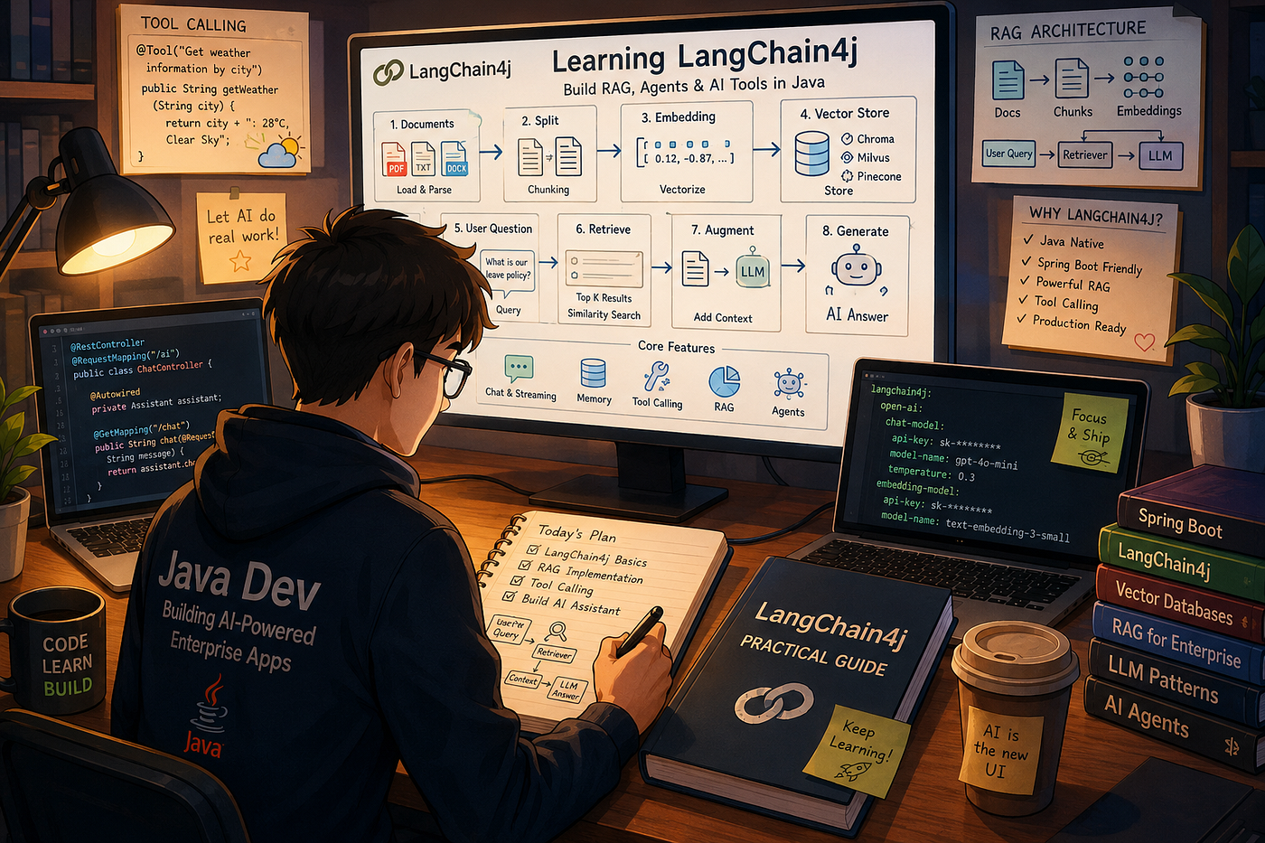 LangChain4j: The Ultimate Java Developer’s Guide to Building Enterprise AI Applications with RAG…