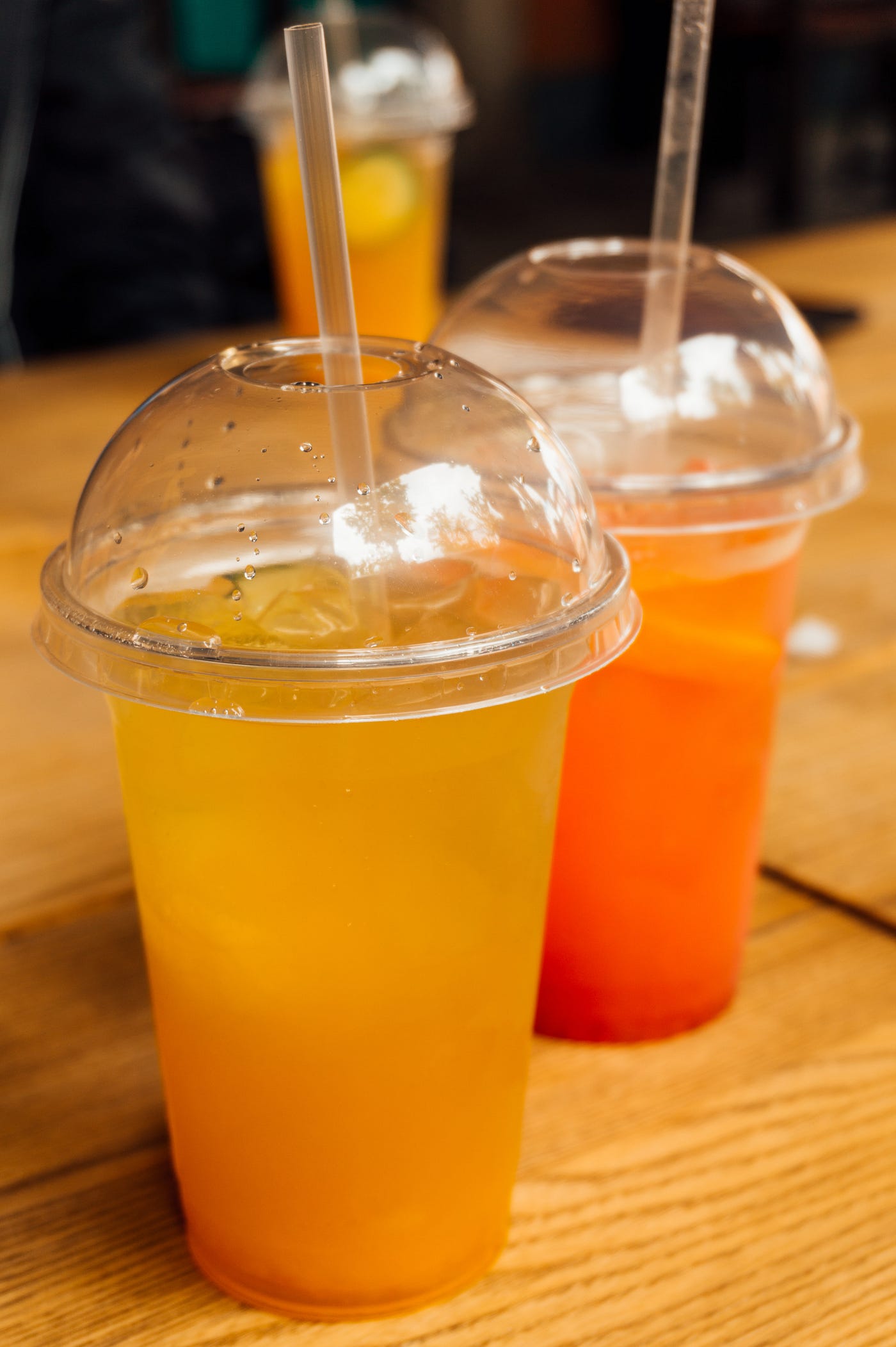 Orange 2024 juice cups