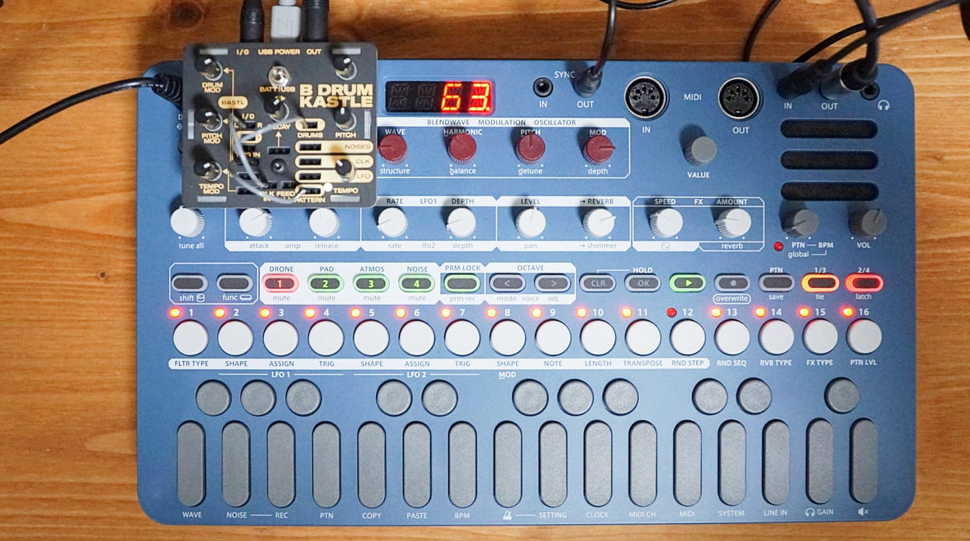 The Tiny LoFi Modular Drum Synth with Massive Character | Bastl