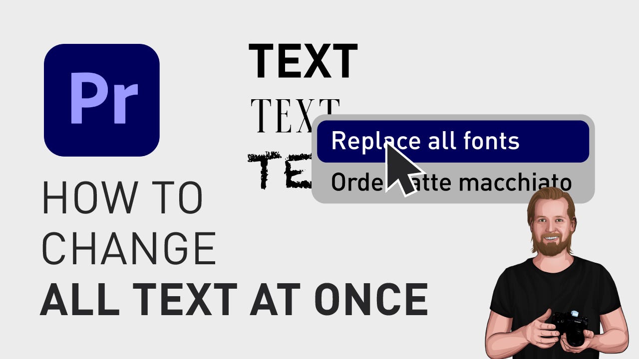 How to change all text at once. What if I told you that you can change… |  by David Lindgren | Medium