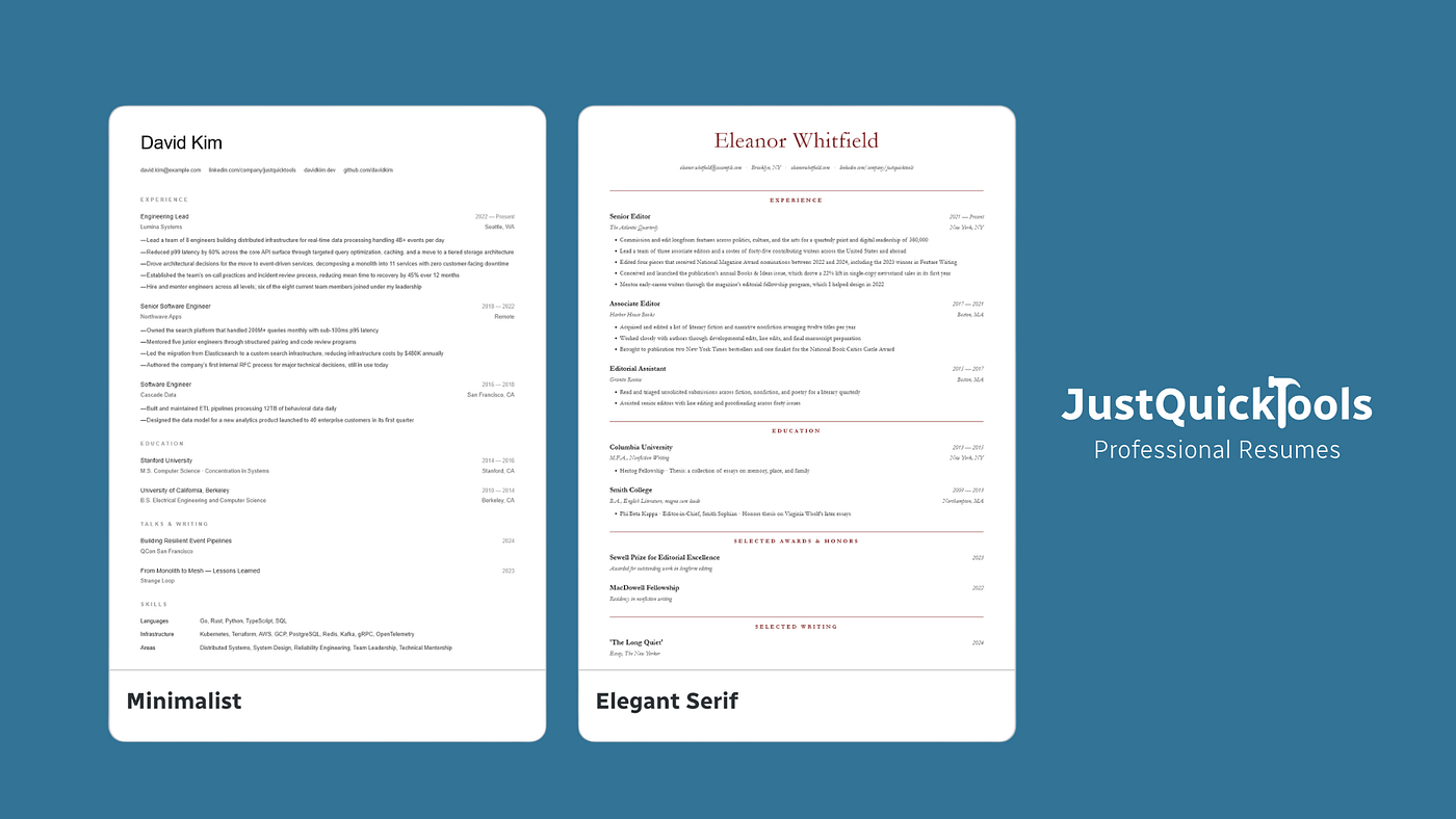 Finally, a better and free way to make resumes (the way it should’ve been)