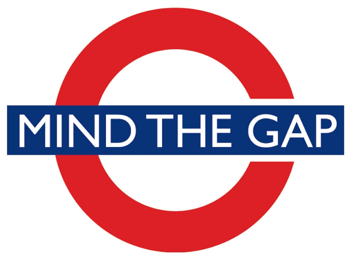 Guess what London Tube: I will not mind the GAP | by Reem Shraydeh | Medium