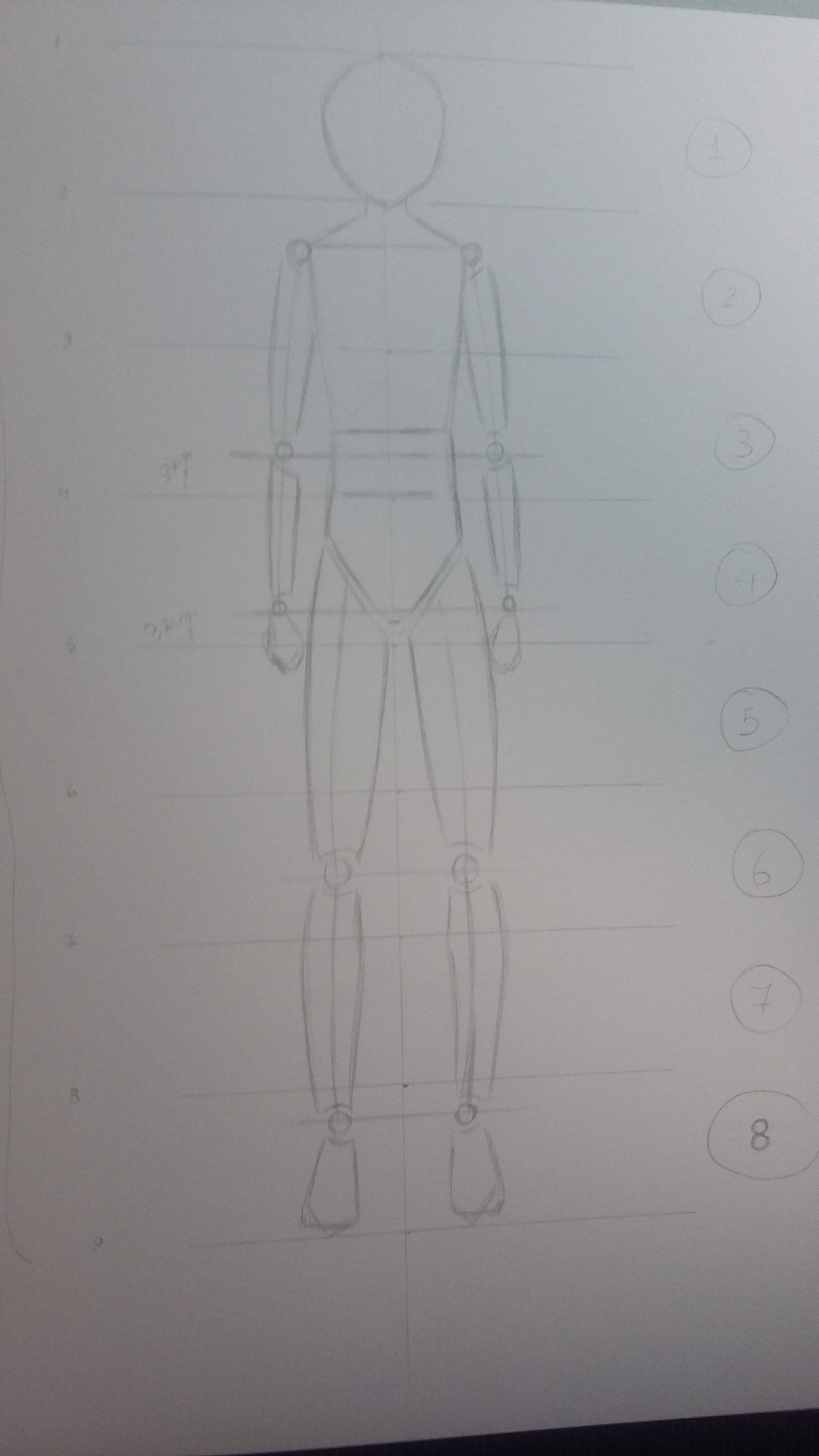 Tips para dibujar el cuerpo humano paso a paso