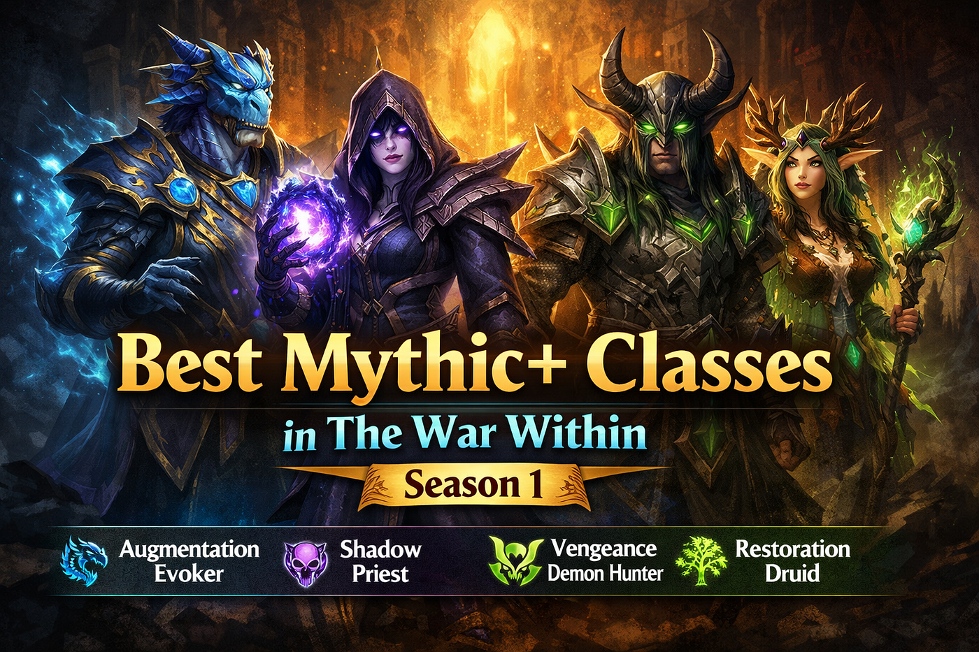 Best Mythic+ Classes in The War Within Season 1 (2026 Early Meta Guide)