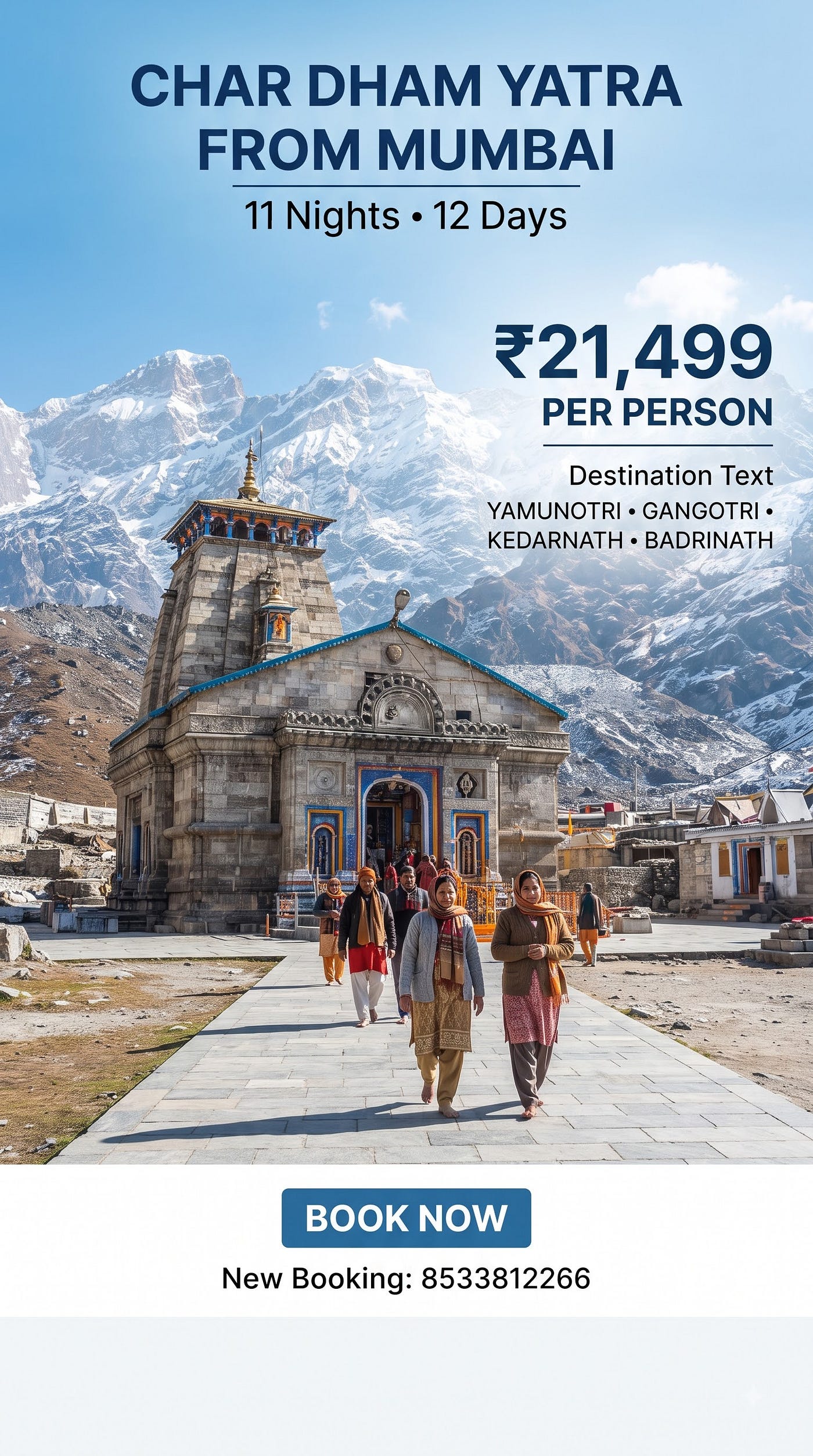 Char Dham Yatra Package from Mumbai: Complete Travel Guide