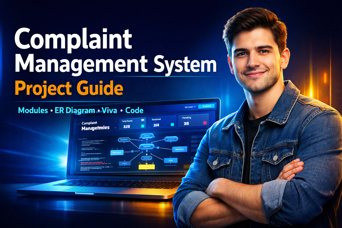 Complaint Management System Project Guide: Modules, ER Diagram, Tech Stack & Viva Tips