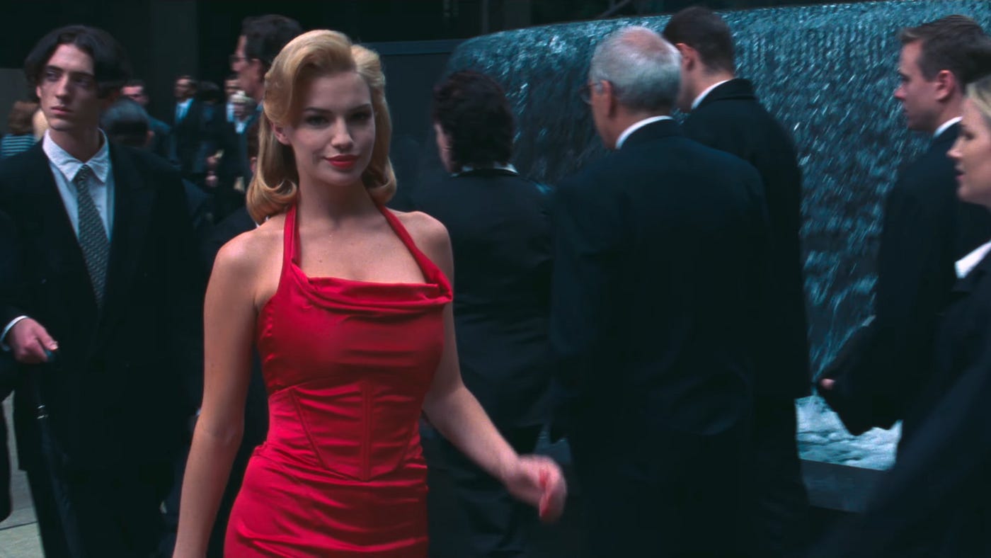 woman red dress matrix What Happened to the Woman in the Red Dress?