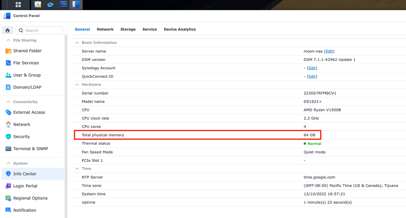 Synology DS1621+: 64GB Memory Upgrade | by Life-is-short--so
