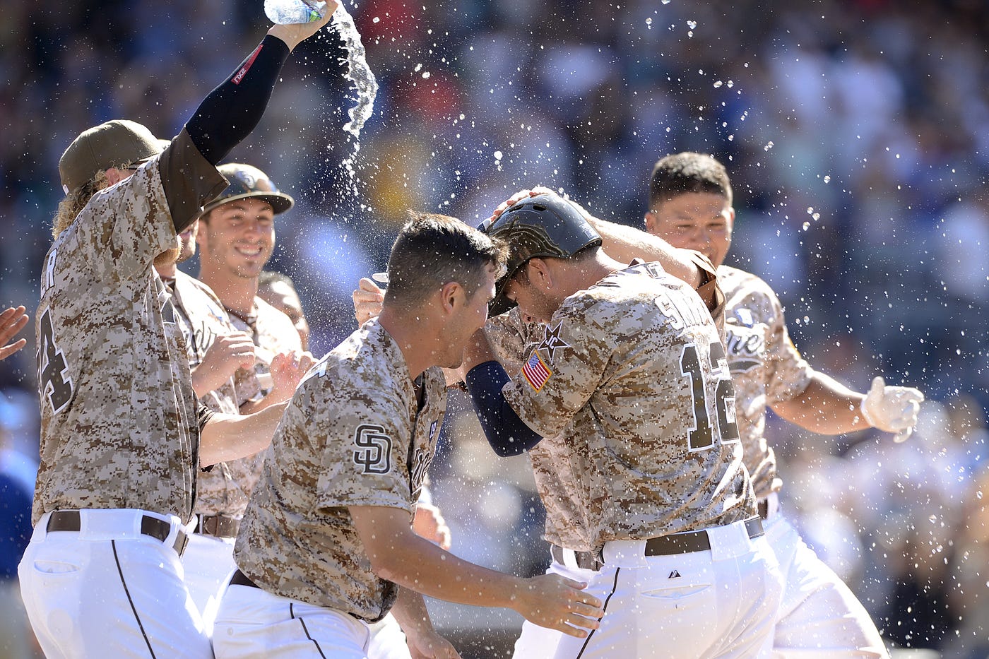 Blue replaced brown on Padres uniforms in 1991