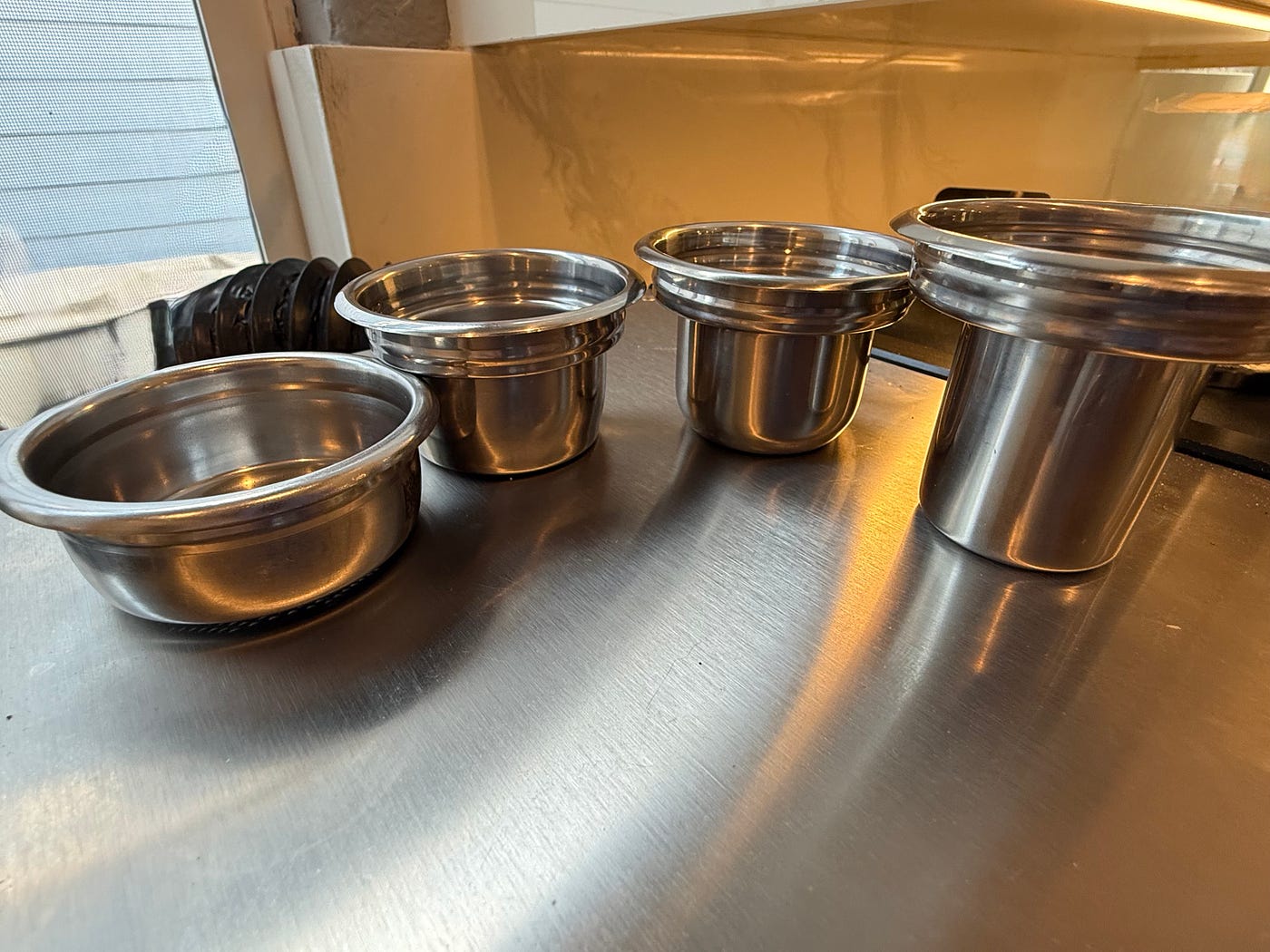 Step-Down Espresso Baskets: External Data