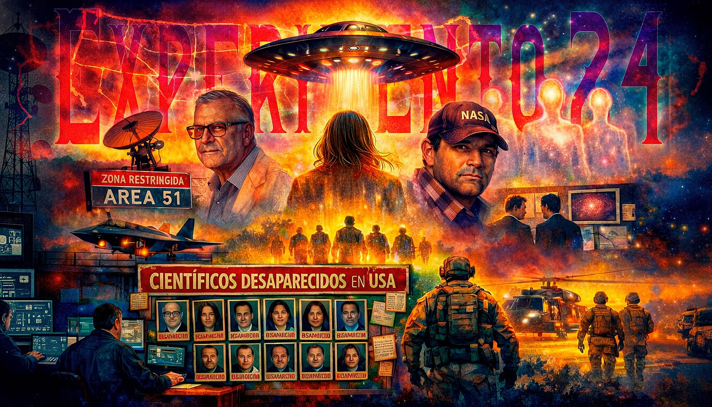 Científicos desaparecidos 🧪🔬🧑‍🔬🧬🕵️‍♂️🌌