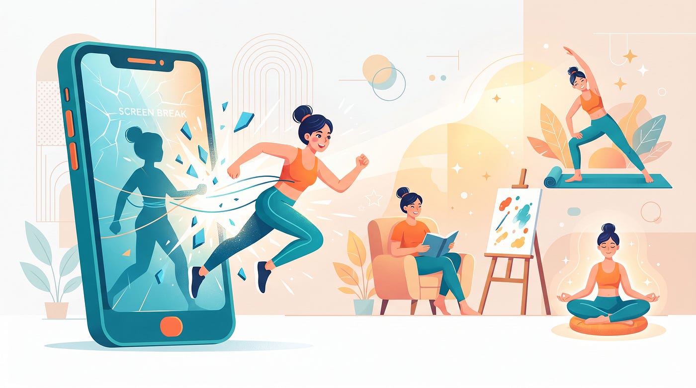 Turn Screen Time into Growth: Productive Daily Activities