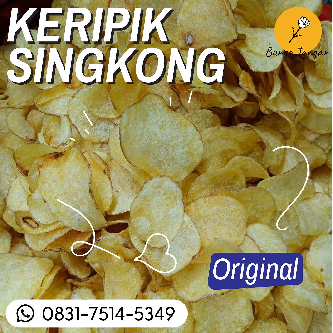 Distributor Keripik Singkong Gerobak — Hubungi 0831–7514–5349