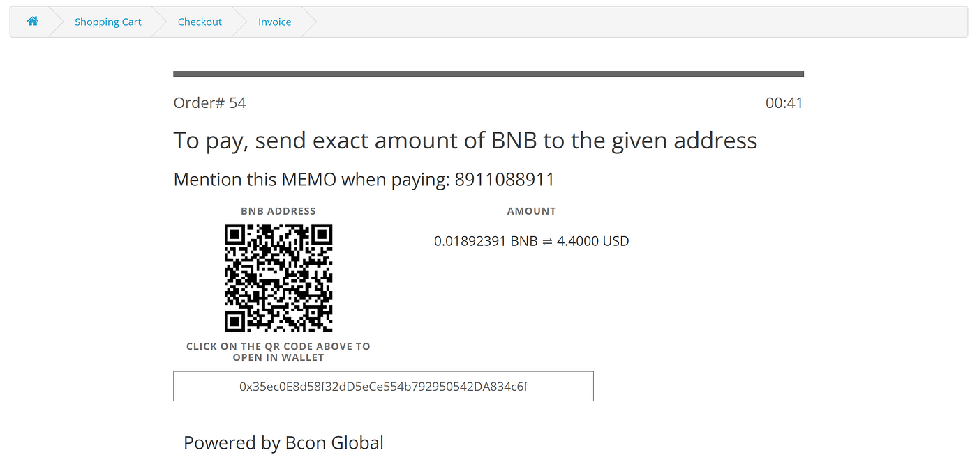 Payment MEMO as a Key Technical Aspect of Transaction Identification when  Using Cryptocurrencies in Ecommerce | by Bcon Global | Medium
