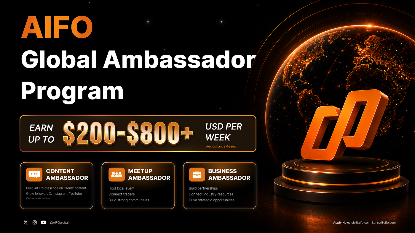 The AIFO Global Ambassador Program is officially open!