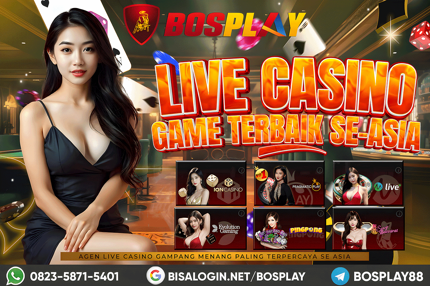 BOSPLAY88: Daftar & Dapatkan Bonus Casino Online Terbesar 2025