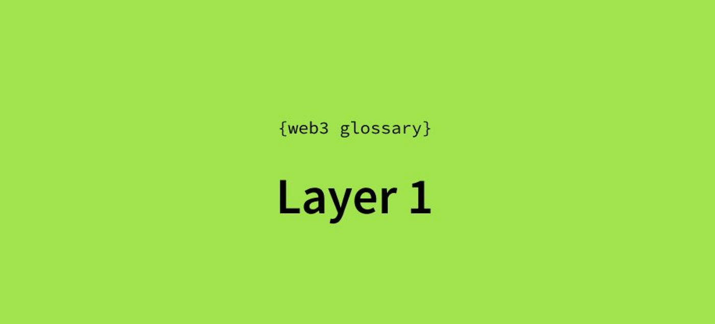 Blockchain Web3 Layer 1 Stack ;. What is Layer 1? | by K Deepak | Medium