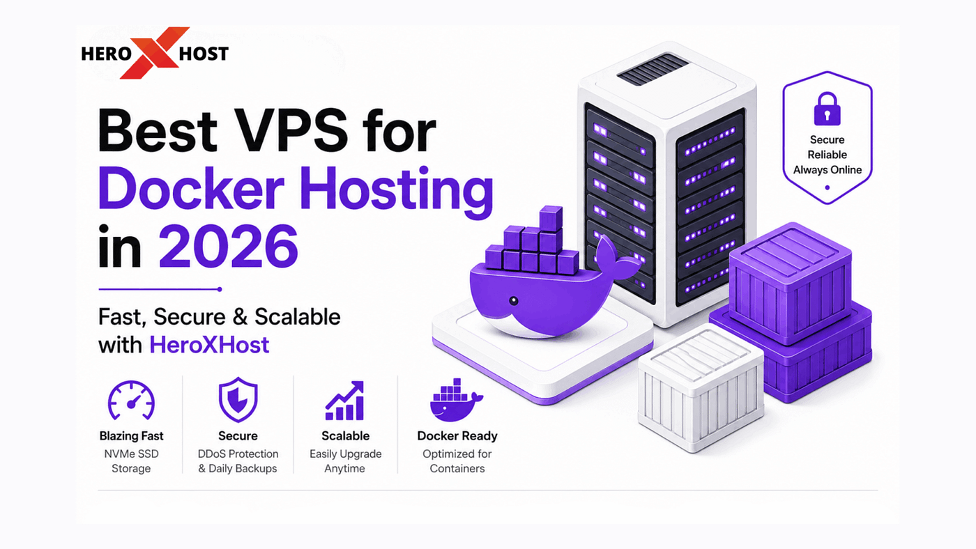 Best VPS for Docker Hosting in 2026 — Fast, Secure & Scalable with HeroXHost