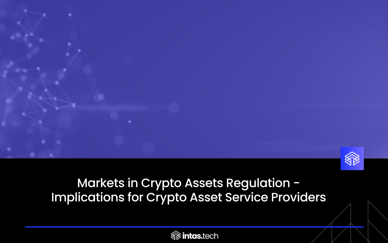 In recent weeks, one praiseful post follows the other regarding the Markets  in Crypto Assets… | by intas.tech | Medium