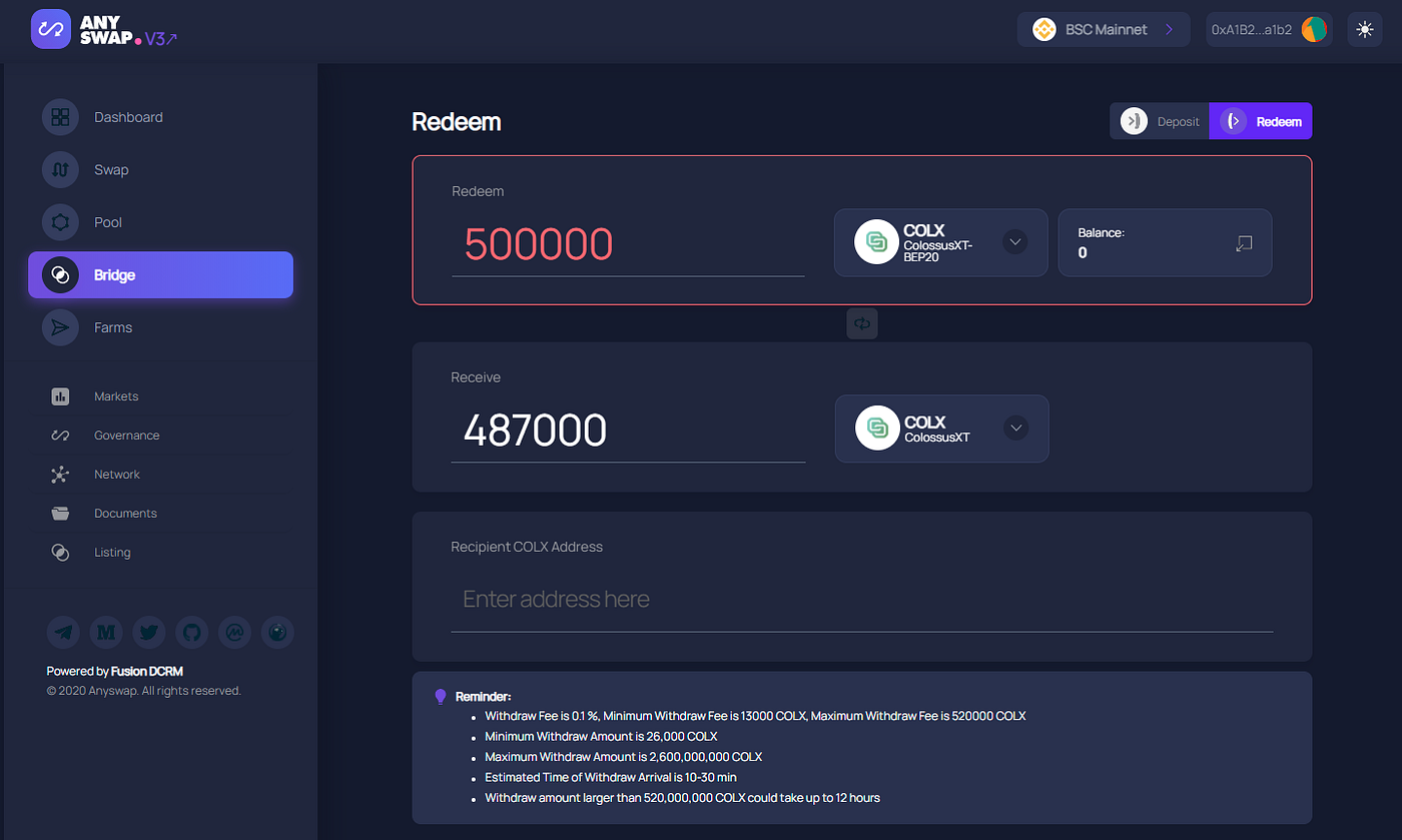 Colossus Finance: bCOLX-BUSD Liquidity Provider Incentive Campaign Goes  Live (100,000 bCOLX/day — Pancakeswap) | by ColossusXT | Medium