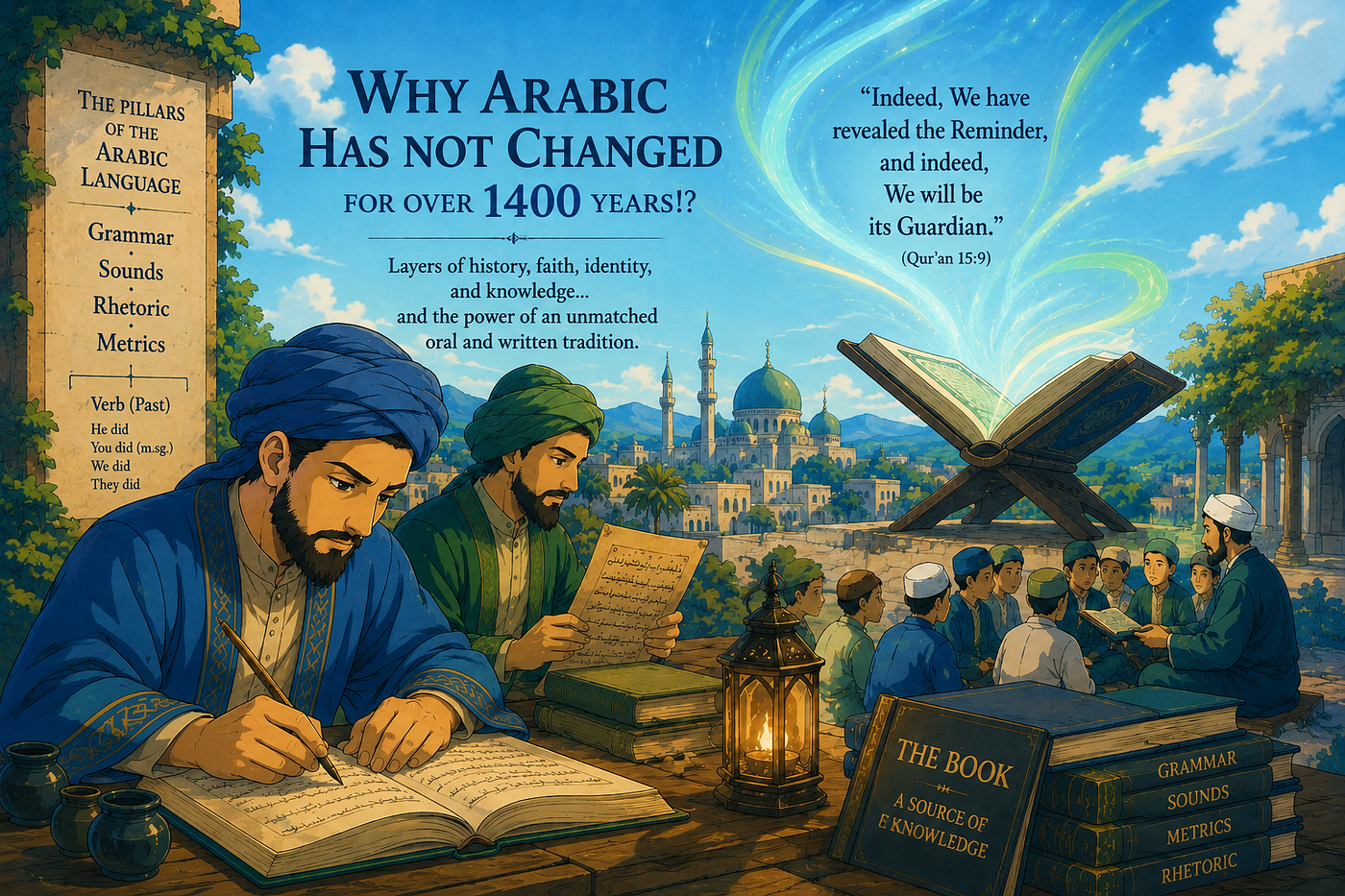 Why The Arabic Language Has Not Changed Much in 1,400 Years?!