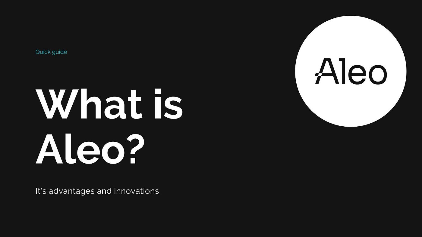 Aleo: Pioneering Privacy in the Crypto World | by ukraineee | Medium