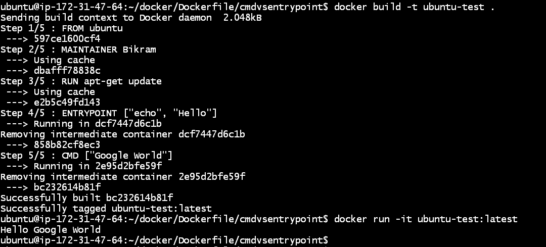 Difference between CMD vs ENTRYPOINT Docker Commands | by MrDevSecOps |  Medium