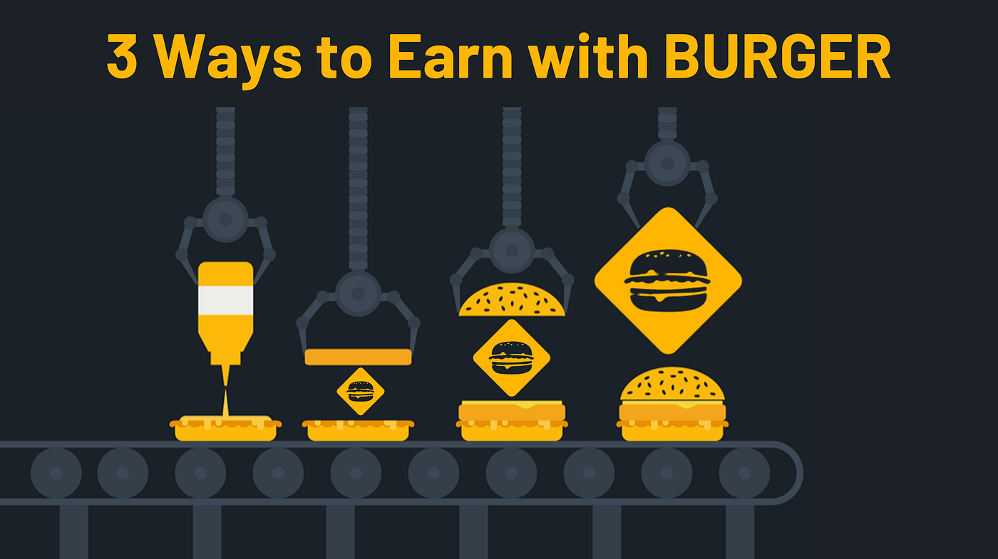 3 Ways to Earn with BURGER. In this article we want to show you 3… | by  BurgerCities | BurgerCities | Medium